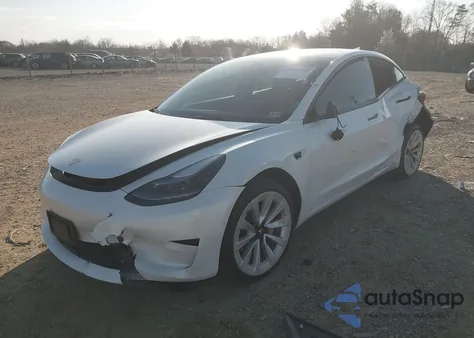 2022 Tesla Model 3 Rear-Wheel Drive from USA, damaged, VIN 5YJ3E1EA5NF185886